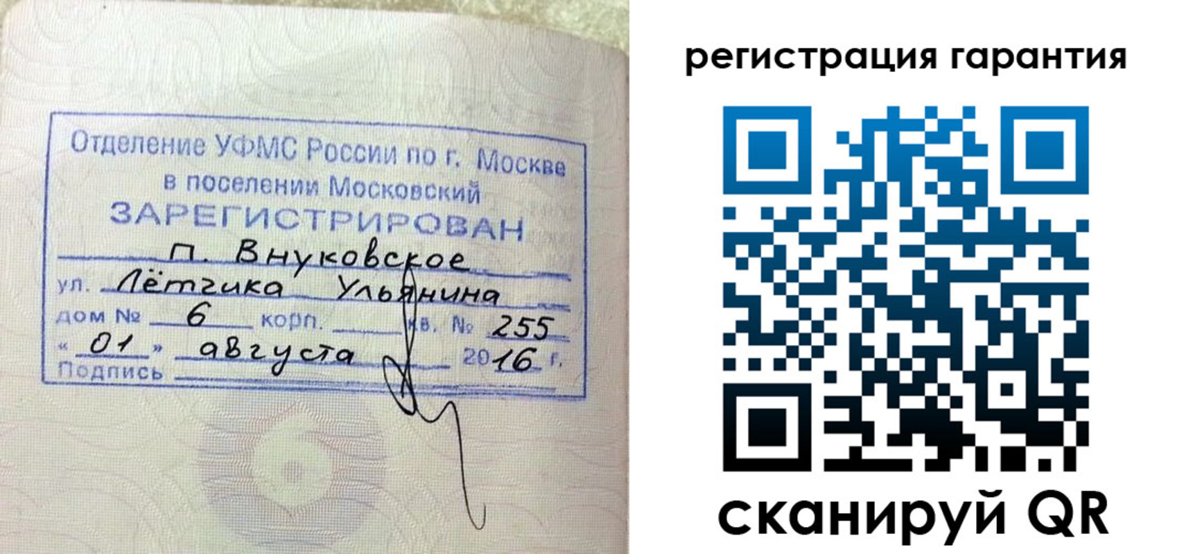 прописка штамп в Луге